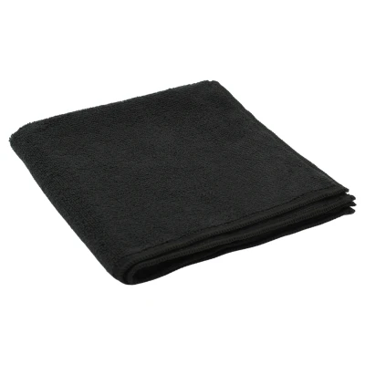 Afbeelding van Microvezeldoek 38x38 cm gerecycled microvezel 5 stuks zwart