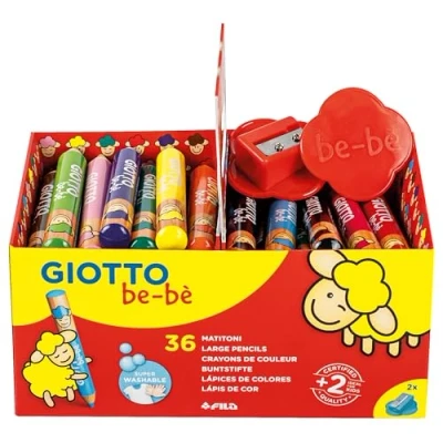 Afbeelding van Giotto Bèbè Kleurpotloden Schoolset 36 Stuks