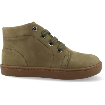 Afbeelding van Veterschoenen Jongens Green Leer Shoesme Maat 20