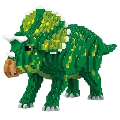 Afbeelding van Balody Triceratops Nanoblocks / miniblocks Bouwset 3D puzzel 1737 bouwsteentjes 16251