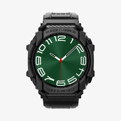 Afbeelding van Spigen Rugged Armor Pro Case Zwart Samsung Galaxy Watch Ultra