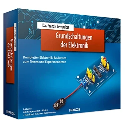 Afbeelding van Das Franzis Lernpaket Grundschaltungen der Elektronik: Kompletter Elektronik Baukasten zum Testen und Experimentieren