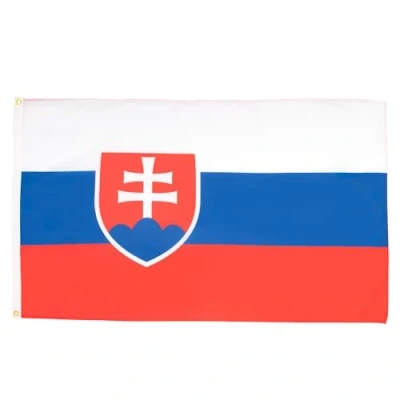 Afbeelding van Slowakije Vlag 90x60 cm Slowaakse vlaggen 90 x 60 Banner 2x3 ft licht polyester AZ FLAG
