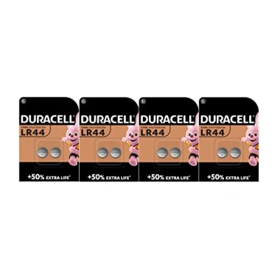 Afbeelding van 8 x Duracell LR44, A76, V13GA 76A (4 blisters van 2 batterijen), batterijen