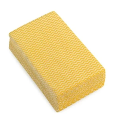 Afbeelding van 2WORK VMYE33BDI Lichtgewicht All Purpose Doek, Geel (Pack van 50)