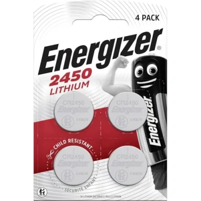 Afbeelding van Energizer Knoopcel CR2450 3 V 4 stuk(s) 620 mAh Lithium