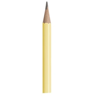 Afbeelding van STABILO Swano pastel potlood, HB, met gom, geel