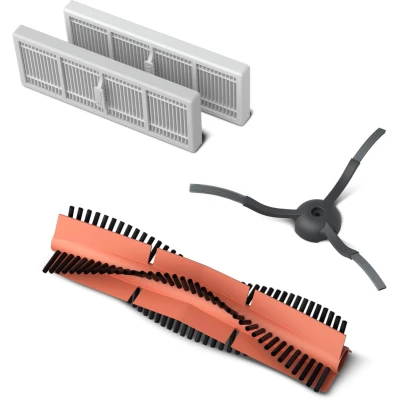 Afbeelding van Philips HomeRun Stofzuiger en Moprobots 2000 3000 serie Originele vervangkit. 2 EPA11 Filters, 1 Hoofdborstel &amp; Zijborstel. Voor: XU2000, XU2100, XU3100, XU3110, XU3000. (XV1433/00)