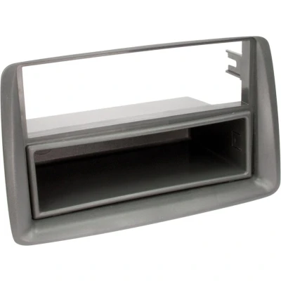 Afbeelding van 2 DIN Paneel geschikt voor Fiat Panda (169) 2003 2012 Kleur: Grijs