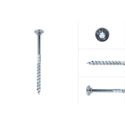 Afbeelding van Houtbouwschroef Verzinkt 6 x 80 Torx 30 Per stuk