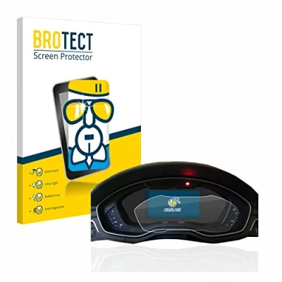 Afbeelding van BROTECT Screenprotector voor Audi A4 B9 2017 Virtual Cockpit Folie Beschermfolie Beschermglas transparant