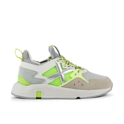 Afbeelding van Munich Click Sneakers laag, Dames, Maat: 37, Yellow Leer en textiel