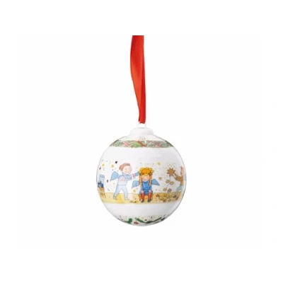 Afbeelding van Hutschenreuther Porseleinen bal 2024 kerstverlichting 6 cm kerstbal, porselein, meerkleurig