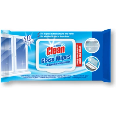 Afbeelding van 6x At Home Reinigingsdoekjes Glas 40 stuks