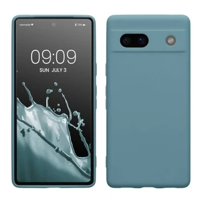 Afbeelding van kwmobile telefoonhoesje geschikt voor Google Pixel 7a Hoesje smartphone Precisie camera uitsnede In antieksteen