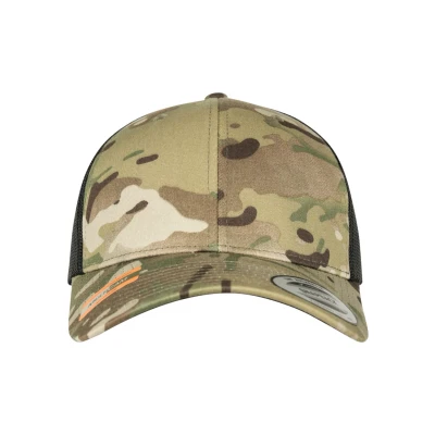 Afbeelding van Flexfit Retro Trucker Multicam Pet, Maat: One Size,