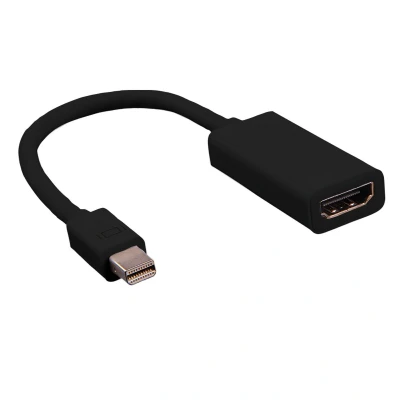Afbeelding van Value 12.99.3130 DisplayPort kabel Mini / HDMI Adapterkabel stekker, A bus 0.15 m Zwart