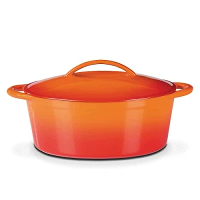 Afbeelding van GSW Gietijzeren braadpan (niet geïdentificeerd, 33 x 25 cm, Oranje, Braadpan)