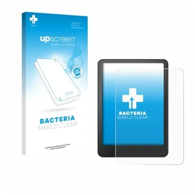 Afbeelding van upscreen Screenprotector voor Amazon Kindle Paperwhite 2024 Signature Edition (12. Gen.) Folie Beschermfolie transparant antibacterieel