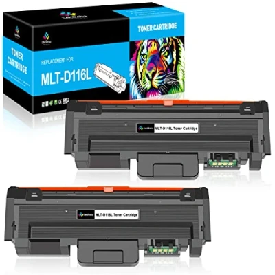 Afbeelding van LeciRoba MLT D116L voor D116S Toner, Samsung SL M2625d M2626D M2675F M2675FN M2676N M2676FH M2825ND M2825DW M2825FD M2826ND M2835DW 5FW M28 75FD M2875nd M2876HN M2885fw Printers (2 Zwart)