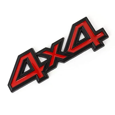 Afbeelding van Kofferbak Embleem Sticker Kit,voor 4X4 Badge Auto Chrome Logo Sticker,A