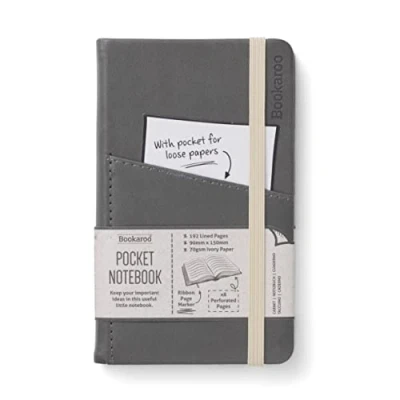 Afbeelding van IF Bookaroo A6 Notitieboek &#039;Pocket&#039; Charcoal