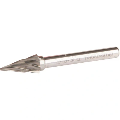 Afbeelding van Makita B 52853 Freesstift Hardmetaal Spitse kegel Afmeting, Ø 10 mm Werklengte 20 Schachtdiameter 6 1 stuks