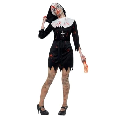 Afbeelding van SMIFFY&#039;S Zwart zombie non kostuum voor vrouwen XL