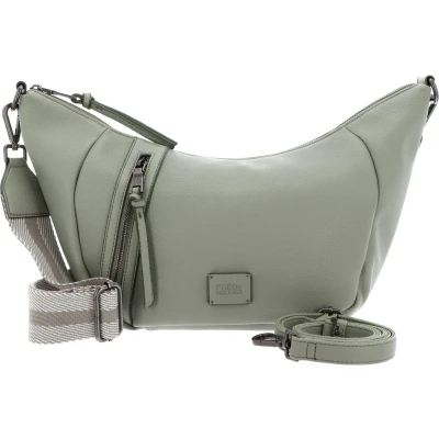 Afbeelding van FREDsBRUDER Leren Schoudertas Bestie Banana Bag Leaf Kaki