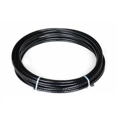 Afbeelding van Zwart gecoate staaldraad 304 roestvrij Staal PVC flexibele draadkabel Zachte kabel Transparante waslijn(0.45mm 10m 1X7)