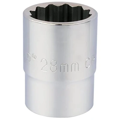 Afbeelding van Draper T MM/B 3/4&quot; Square Drive 12 Point Socket (19mm), Blauw 28 mm