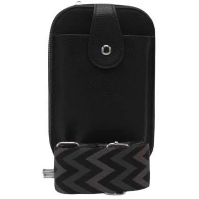 Afbeelding van Schoudertas Dames Tas Cross Body Effen Zwarte