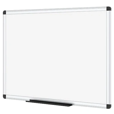 Afbeelding van VIZ PRO Droog Veeg Magnetisch Whiteboard, Zilver Aluminium Frame, 90 x 60 cm