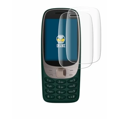 Afbeelding van BROTECT Full Cover Screen Protector voor Nokia 6310 (2024) (2 Stuks) Schermbeschermer, 3D Curved