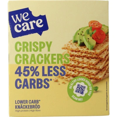 Afbeelding van WeCare Crispy Crackers Lower Carb Knäckebröd (100 gr)
