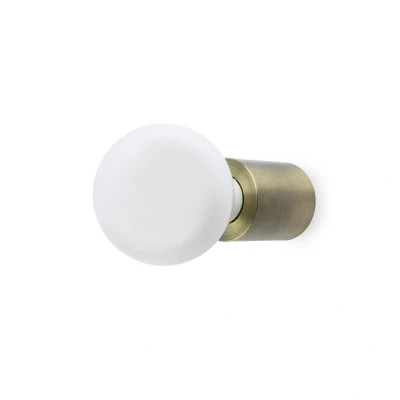 Afbeelding van Faro Lighting Ten 1 Light Indoor Candle Wall / Ceiling Antiek goud, E27