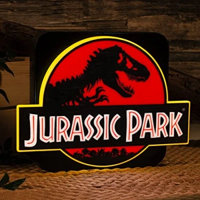 Afbeelding van Numskull Jurassic Park Logo 3D Bureaulamp / Wandlamp
