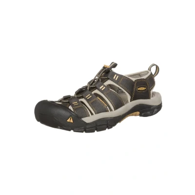 Afbeelding van Keen Newport H2 Outdoorsandalen, Heren, Maat: 42.5, Raven/aluminium Textiel