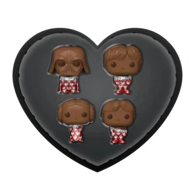 Afbeelding van Funko Pocket Pop! Keychain 4 Pack: Star Wars Valentines Chocolate Box