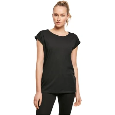 Afbeelding van Build Your Brand Dames Ladies Organic Extended Shoulder Tee T shirt