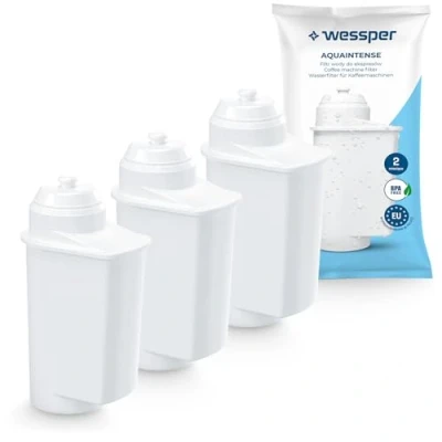 Afbeelding van Wessper Waterfilterpatroon 3 Stuks TZ700D3, 467873, 575491, Brita Intenza Filter voor Koffiemachines Compatibel met Siemens EQ 6,9, TI305206RW, Bosch TCZ7003 TCZ 7003 TCZ7033