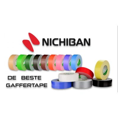 Afbeelding van Witte Nichiban Tape 38mm X 50mtr. 1 Rol. Wit (1 Rol)