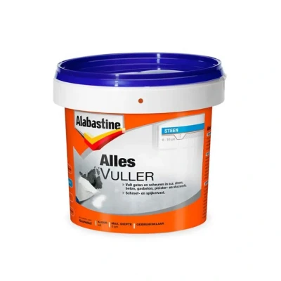 Afbeelding van Alabastine Allesvuller Kant en Klaar 1 kg pot Schildersbenodigdheden