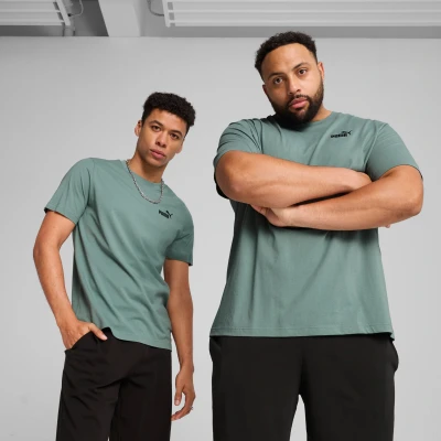 Afbeelding van Puma Small LOGO TEE Tshirt basic, Heren, Maat: XS, Green moon