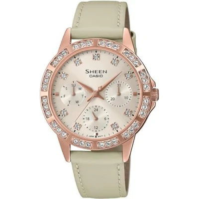 Afbeelding van CASIO Analoog SHE 3517PGL 9AUEF, Gris