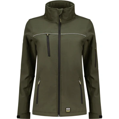 Afbeelding van Tricorp 402009 Softshell Luxe Dames Legergroen 5XL
