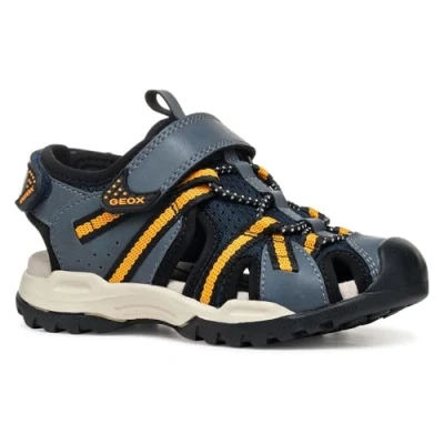 Afbeelding van Geox J Borealis Boy B sandalen, marineblauw/oranje, 29 EU, Navy Oranje, EU