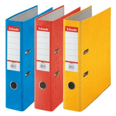 Afbeelding van Esselte Rainbow ordner, 75 mm, verschillende kleuren, 3 stuks