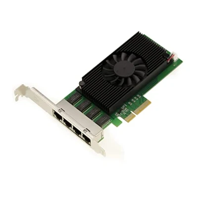 Afbeelding van KALEA INFORMATIQUE PCIe kaart 2.5 x4 LAN Gigabit ethernet 4 poorten RJ45 Quad chipset Intel I225 NIC 10 100 1000 2500 1G 2.5G High Low Profile