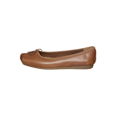 Afbeelding van Clarks Freckle ICE Ballerina&#039;s, Dames, Maat: 43, Dark brown Leer